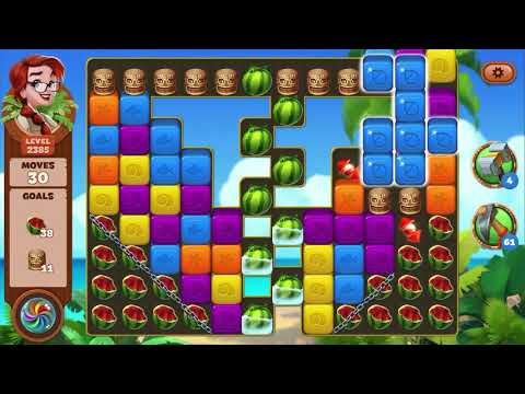 Lost Island Blast Adventure Level 2385 NO BOOSTERS - A S GAMING ✔️