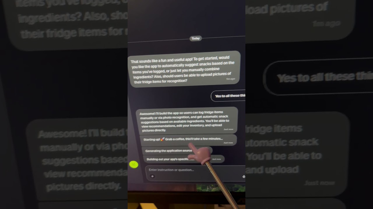 I just built a app without writing a single line of #code #vibecoding