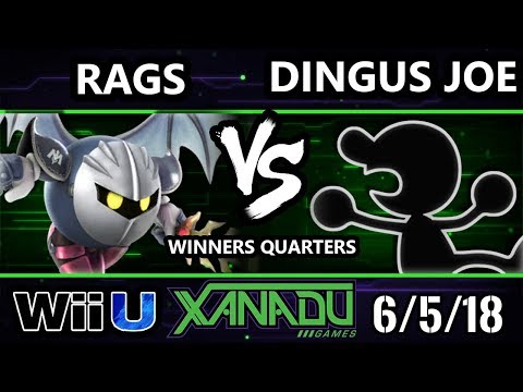 S@X 253 Smash 4 - Rags (Metaknight) Vs. Dingus Joe (Game and Watch) - Wii U Winners Quarters