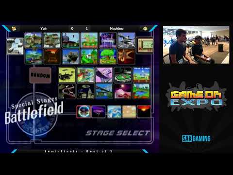 Game On Expo Melee Semi-Finals - Yair (Fox) vs Napkins (Peach)