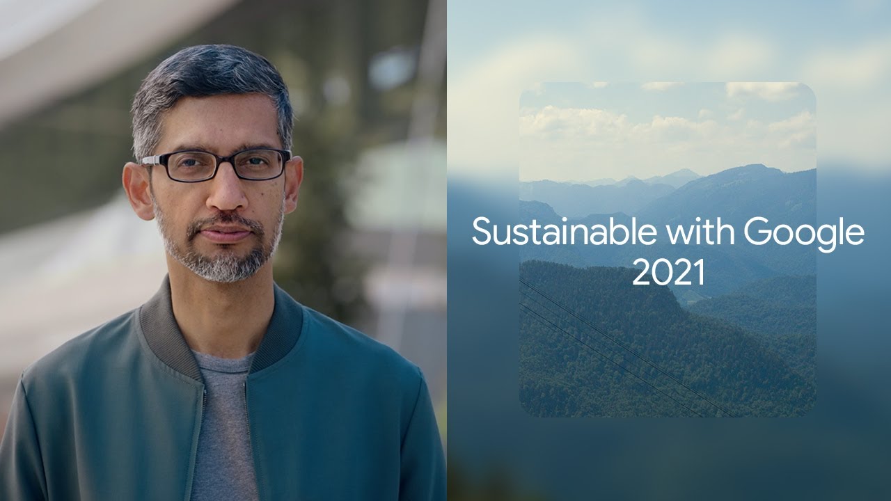 Video di Sundar Pichai, CEO di Google, che presenta i nuovi impegni per la sostenibilità.
