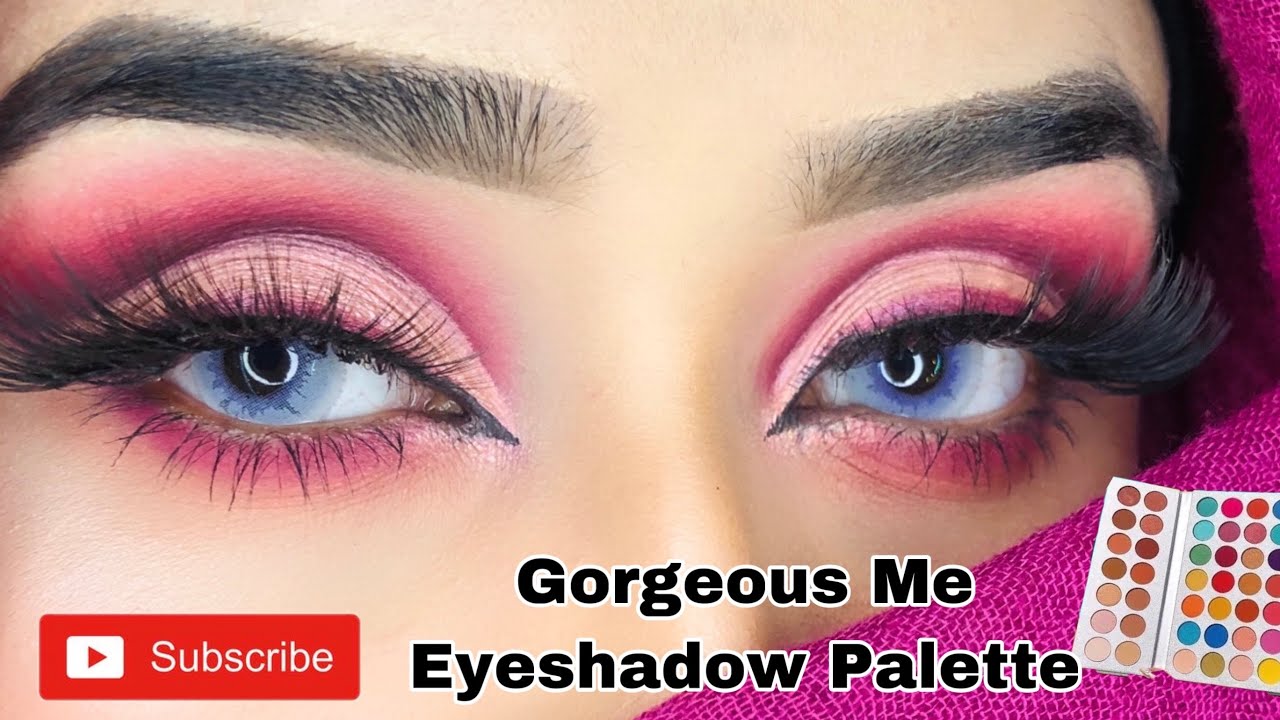 Eye Makeup Tutorial with Gorgeous Me Eyeshadow palette || Shahela Shimu