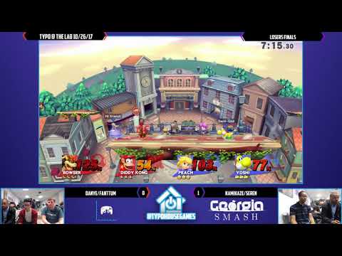Typo @ The Lab 10/26/17 - Danye/Fanttum vs Kamikaze/Seren - Smash 4 Doubles Losers Finals