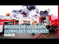 Zeer grote brand, geen verdubbeling N34 en inval van de politie | Drenthe Nu