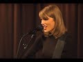 Taylor Performs  Wildest Dreams  at The GRAMMY Museum