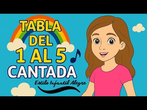 Tabla de multiplicar del 1 al 5 🎶 Canción Educativa | AdeArcoíris