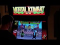 Mortal Kombat Arcade Cabinet MAME Playthrough W Hypermarquee