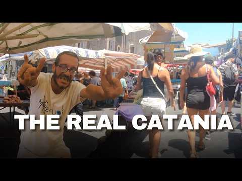 CATANIA, SICILY Walking Tour – Summer 2025 (4K)