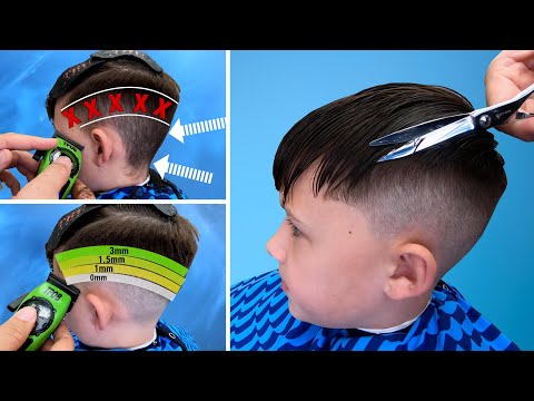 Boys Haircut Tutorial | Step by Step Easy Fade Method