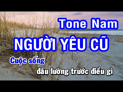 Karaoke Người Yêu Cũ (Khởi My) - Tone Nam | Nhan KTV