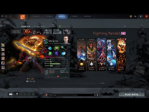 dota2carry Miracle- Ember Spirit - Fighting PandaS vs Nigma - WEPLAY MINOR 2020