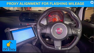 Fiat 500 Flashing mileage.. How to carry out Proxy alignment with Topdon Phoenix lite 3