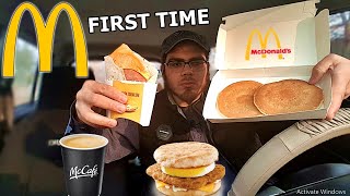 Trying MCDONALD's Breakfast for the First Time | McDonalds PAKISTAN | Food Review -McDonald's menu