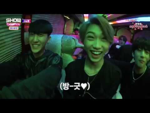 [ENG SUB] 180410 Stray Kids Self-Cam @ Show Champion Behind