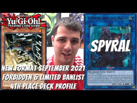 Yugioh New Format September 2021 Banlist Locals 4th Place Deck Profile - SPYRAL - Kyle Shook