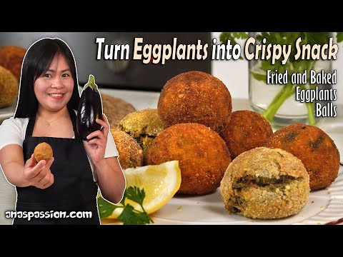 2 Ways How to Make Eggplant Meatballs | Italian-Style Polpette di Melanzane
