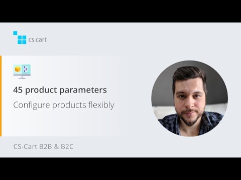 CS-Cart B2B Electronic Commerce | 45 product parameters