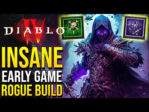The Only Rogue LEVELING BUILD You Need Early in Diablo 4 (Best Early Game Rogue Build Diablo 4)
