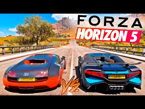 FORZA HORIZON 5 - BUGATTI DIVO VS BUGATTI VEYRON