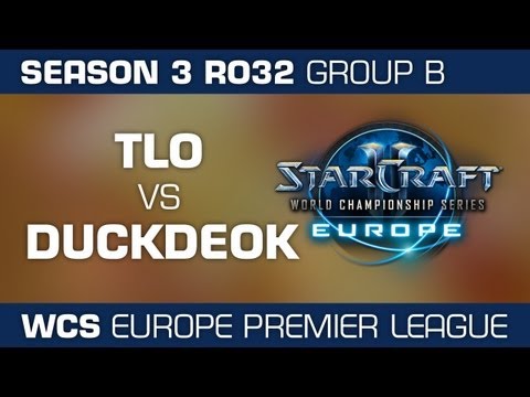 TLO vs. duckdeok - Group B Ro32 - WCS Europe Season 3 - StarCraft 2