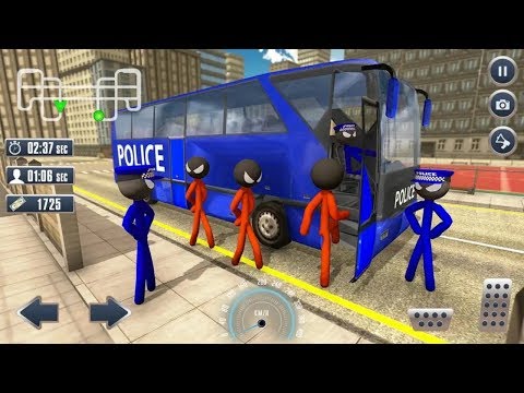 Prison Stickman Transport Police Van || Android IOS Gameplay