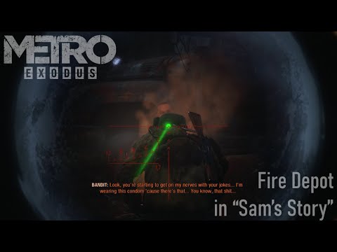 Fire Depot in “Sam’s Story”: Stealth on Ranger Hardcore in “Metro Exodus”