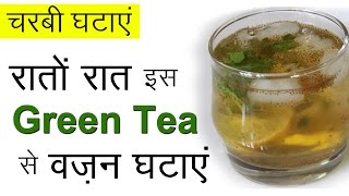 Fast Weight Loss with Green Tea | Healthy Weight Loss Recipes | Iced Green Tea Drink For Weight Loss