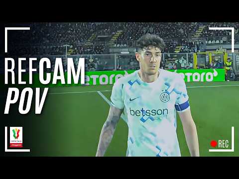 REF CAM POV: You Are The Referee in Como-Inter | Coppa Italia Frecciarossa 2025/26