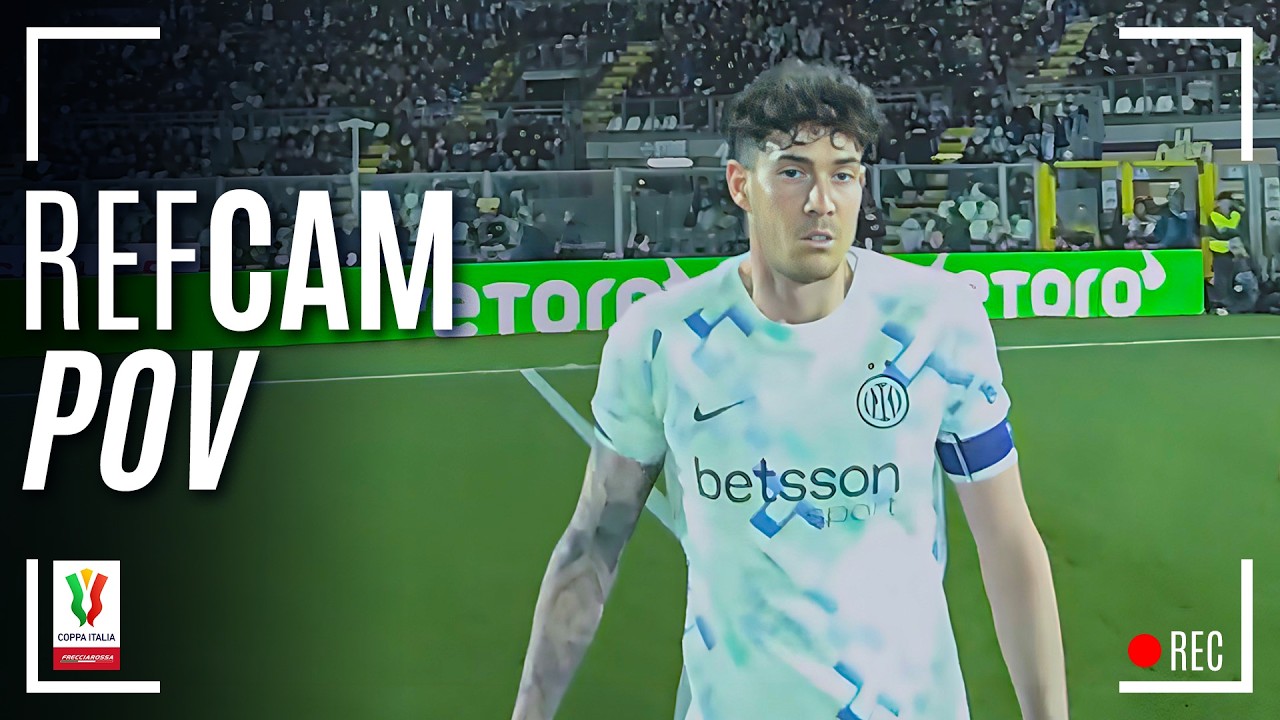 REF CAM POV: You Are The Referee in Como-Inter | Coppa Italia Frecciarossa 2025/26