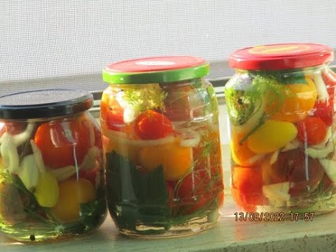 Tomaten für Winter einlegen.  Die größte Tomate in diesem Sommer - Ananas - 1275 g