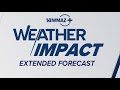 Weather Impact Meteorologist Alex Pry S Extended Forecast Wednesday June 25th