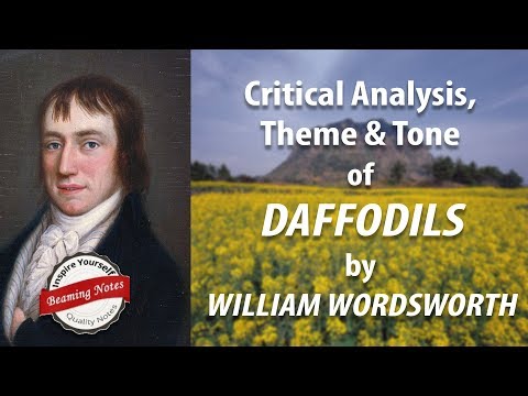 Daffodils by William Wordsworth Analysis and Explanation