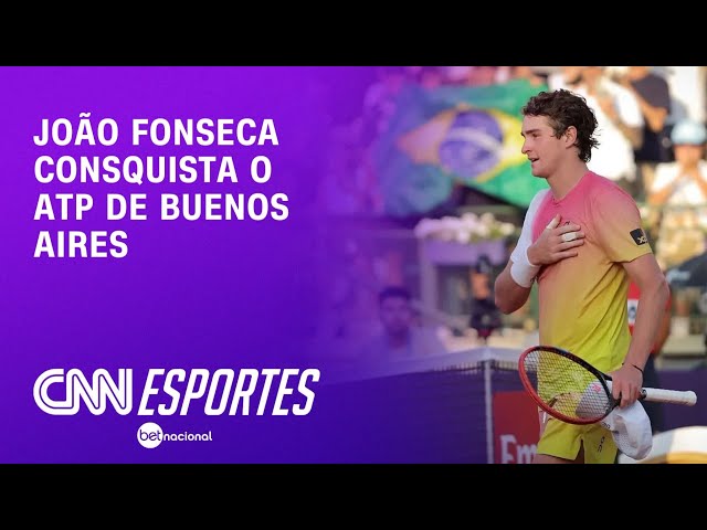 João Fonseca conquista o ATP de Buenos Aires | AGORA CNN