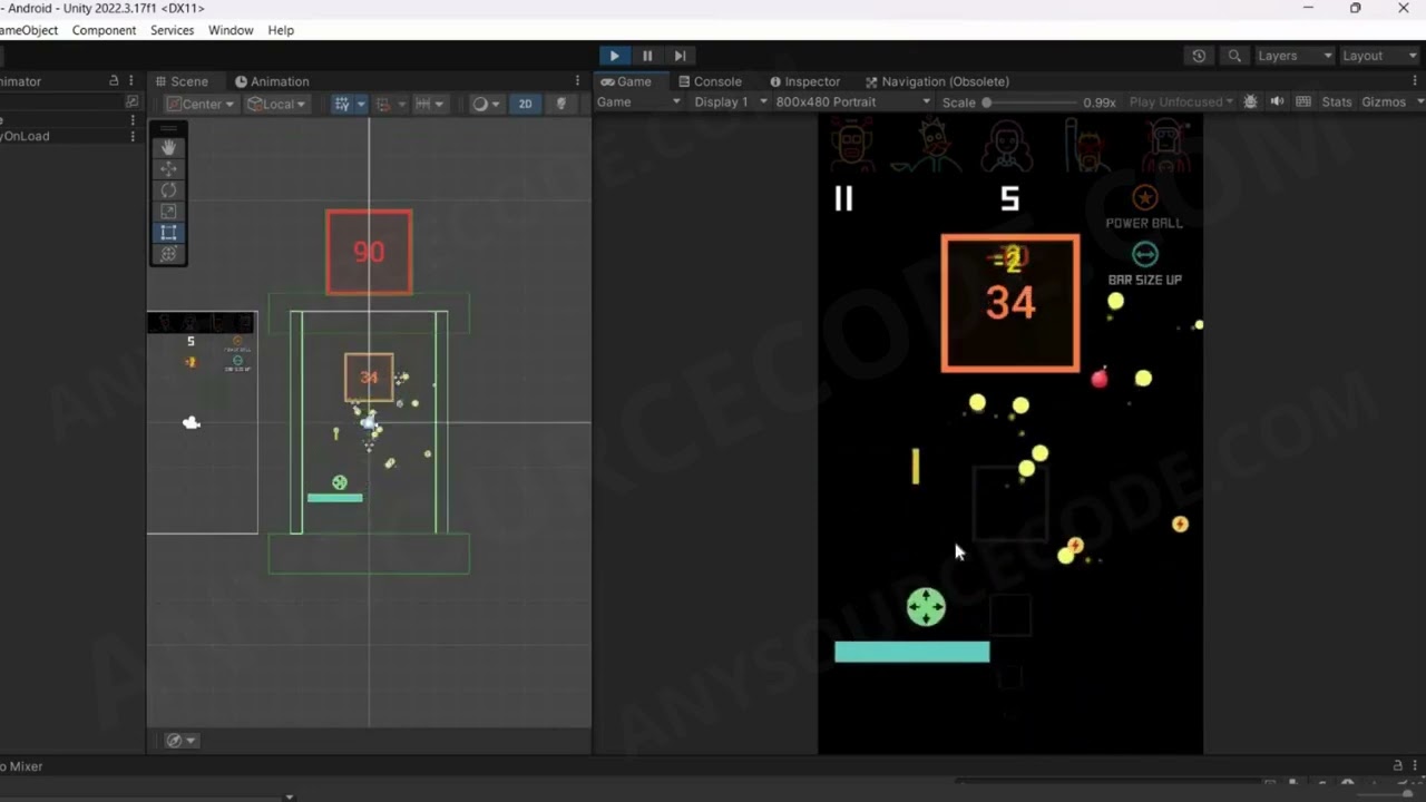 FFTAN – Break the Giant Brick Puzzle Unity Game Source Code #unity #unity3d #unitydev