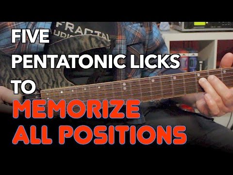 5 Pentatonic Licks That Help Learn Pentatonic Positions