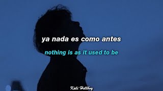 si no estas (tiktok version) | Lyrics ENGLISH + Letra | Iñigo Quintero - Si No Estás