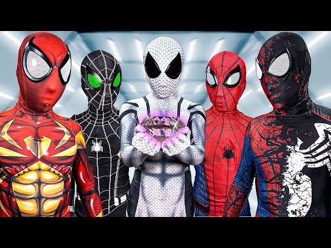 TEAM SPIDER-MAN vs ALIEN SUPERHERO ( Special MANSION BATTLE ) - FLife TV