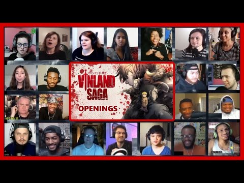 Vinland Saga All Openings 1-4 Reaction Mashup