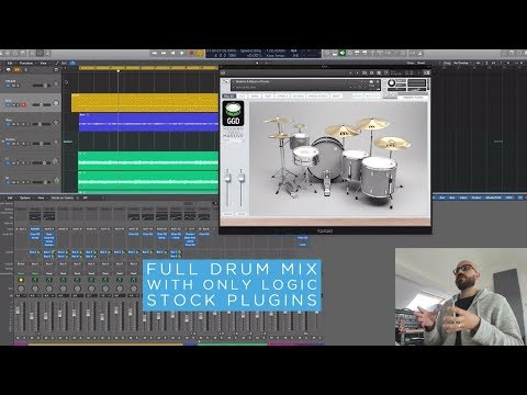 Adam Nolly Getgood: Full Drum Mix with stock Logic plug-ins