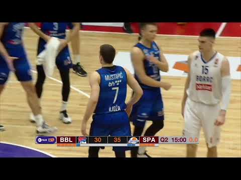 Jakov Mustapić sinks SPECTACULAR 3-POINTER at the buzzer (Borac Banja Luka - Spars Ilidža, 9.2.2022)