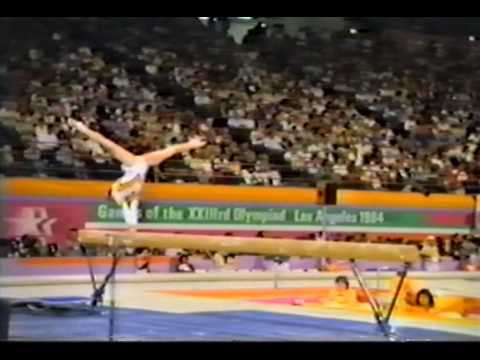 1st T ROM Lavinia Agace BB - 1984 Olympic Games  9.400