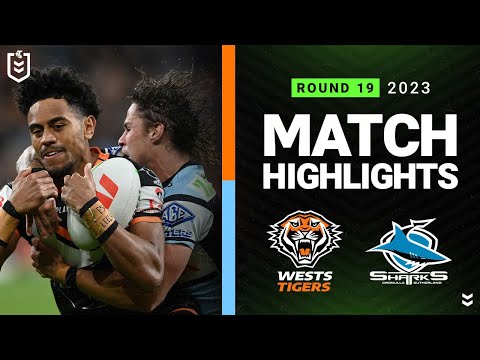 NRL Highlights | NRL 2023 | Wests Tigers v Cronulla-Sutherland Sharks | Match Highlights