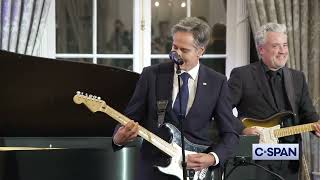 Secretary Antony Blinken Plays and Sings Muddy Watters &quot;Hoochie Coochie Man&quot;