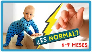 DESARROLLO de los 6 a los 9 meses + Signos de ALARMA. Tu bebé mes a mes. 7, 8 y 9 meses