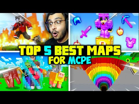 Top 5 Maps For Minecraft Pe 1.18 😱 | Minecraft Adventure Maps For Mcpe🤯🔥