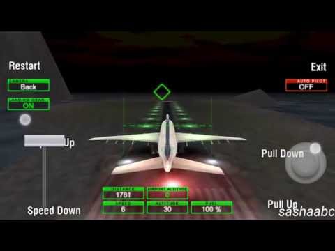 airplane night flight time simulator обзор игры андроид game rewiew android.