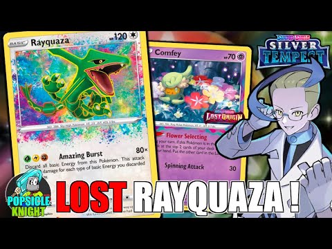 RAYQUAZA : Amazing Lost Zone Combo ! OHKO Anything ! PTCGO Gameplay (Pokemon SILVER TEMPEST)