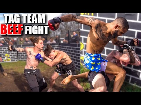 MMA TAG TEAM BEEF FIGHT | DOLO & MIKE MIKE vs 717 STATIC & 717 DINERO