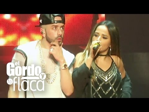 Yandel invitó a Becky G a su concierto y sorprendió a sus fans