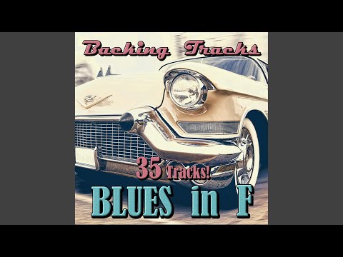 76 bpm Sad minor Blues Guitar Jam Track in F Minor